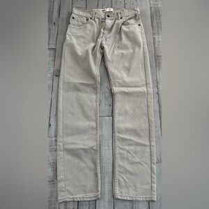 Levi's Women’s  Cream Denim Pants